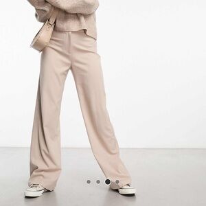 Bershka Wide leg tailored pants